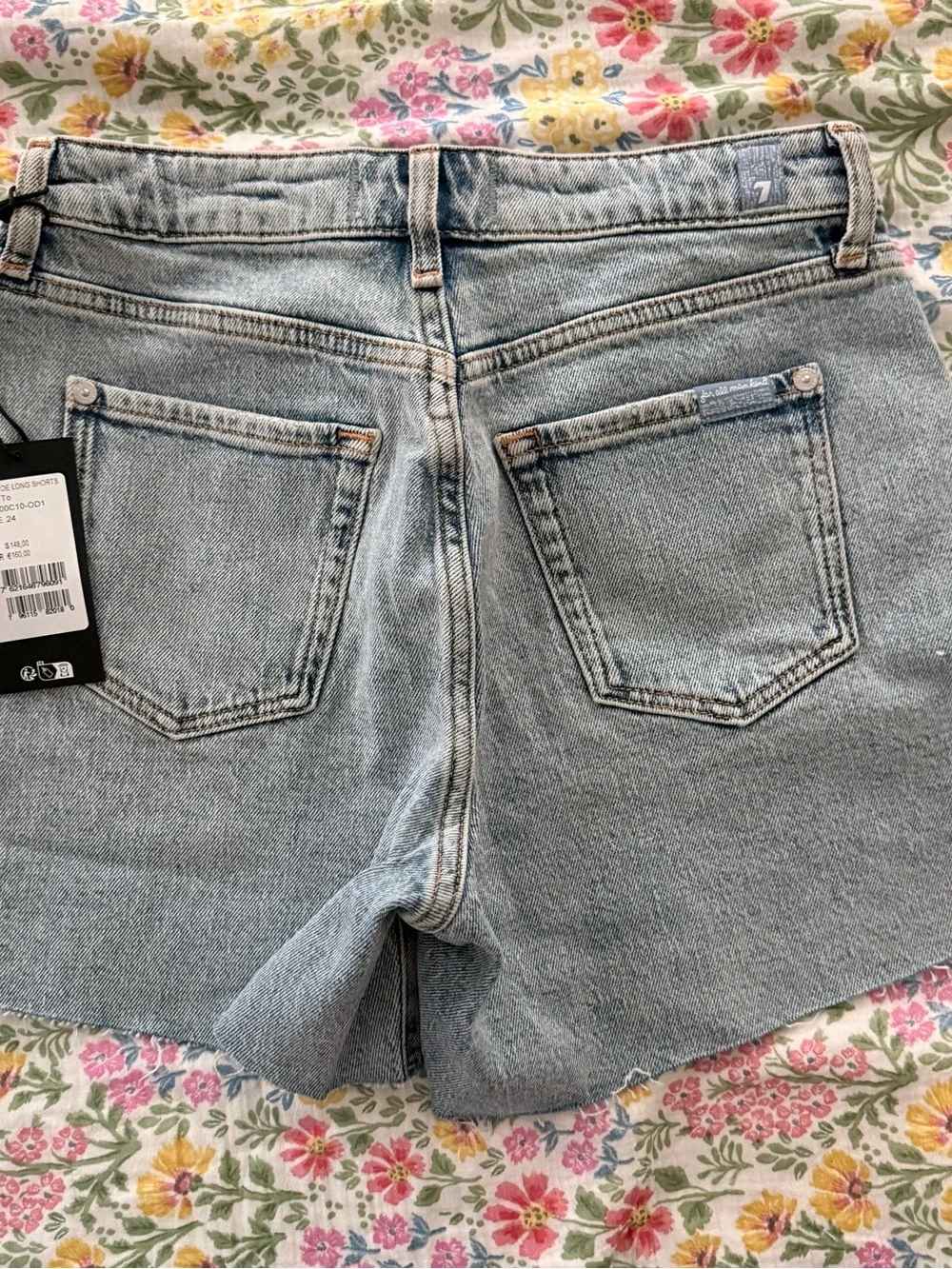 ✨ Trendy High Rise Denim Shorts | 7 For All Mankind Monroe | NWT